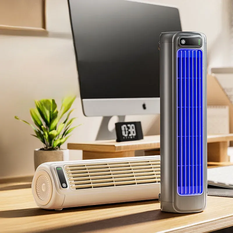 Hatmeo ArcticFlow — compact bladeless cooler on a desk or nightstand